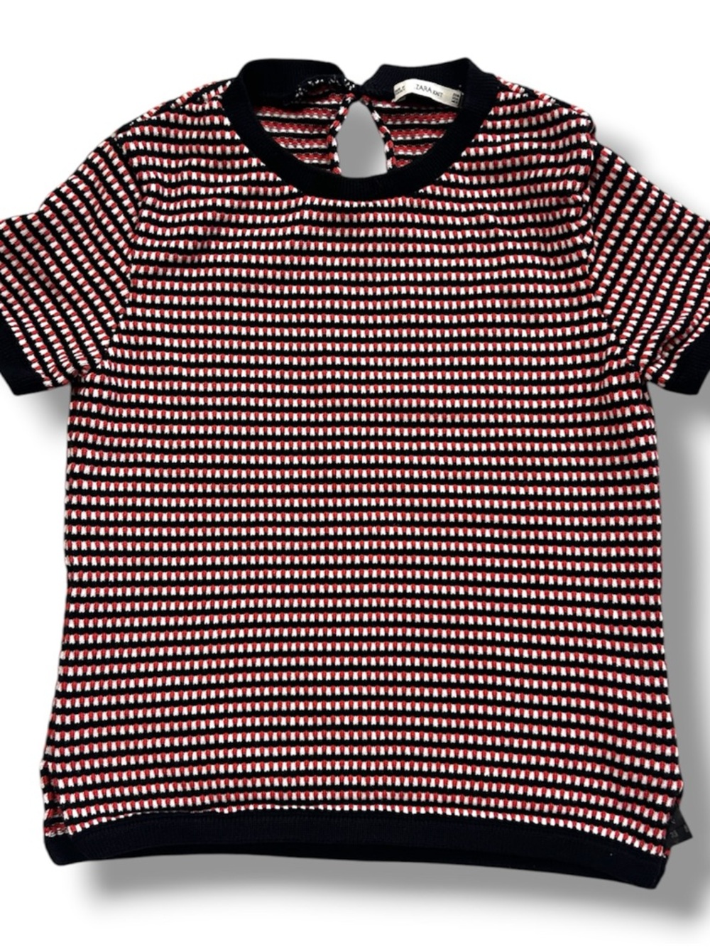 Zara Knit Short Sleeve Tee